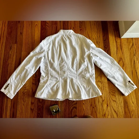 Lauren Ralph Lauren White Utility Jacket - XL - Picture 10 of 10